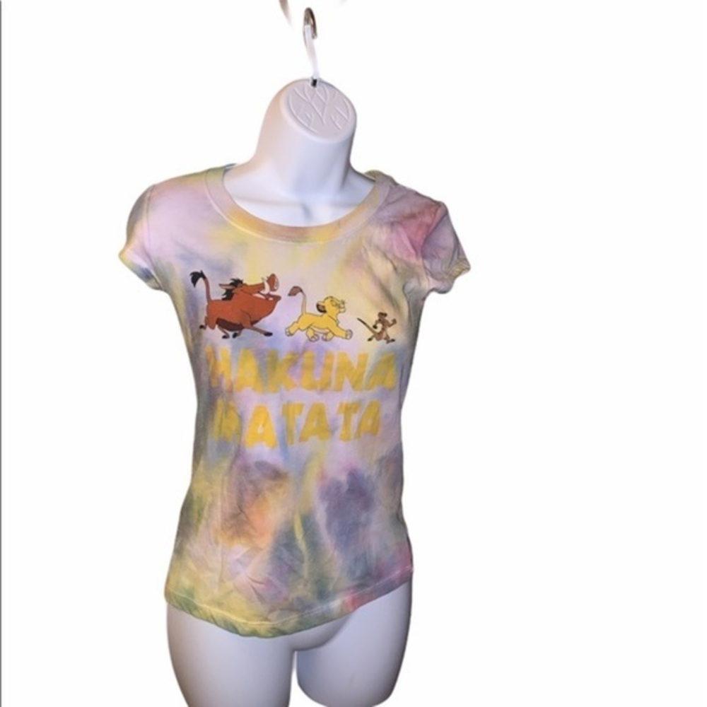 Lion king Hakuna matata tye dye size S gra…